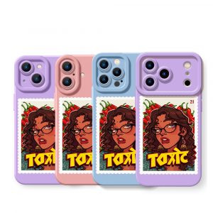 Fierce Diva Pop Art Silicone Case for Apple iPhone Series