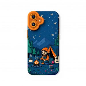 Cozy Campfire Night Silicone Case for Apple iPhone Series