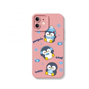 Chill Penguin Pals Silicone Case for Apple iPhone Series