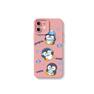 Chill Penguin Pals Silicone Case for Apple iPhone Series