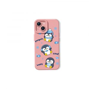Chill Penguin Pals Silicone Case for Apple iPhone Series