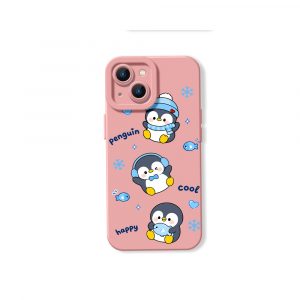 Chill Penguin Pals Silicone Case for Apple iPhone Series