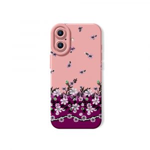 Floral Whimsy Garden Silicone Case for Apple iPhone Series