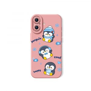 Chill Penguin Pals Silicone Case for Apple iPhone Series