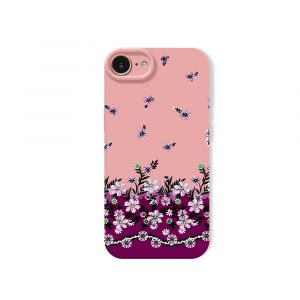 Floral Whimsy Garden Silicone Case for Apple iPhone Series