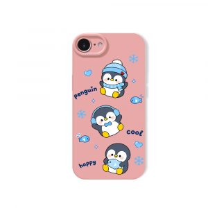 Chill Penguin Pals Silicone Case for Apple iPhone Series