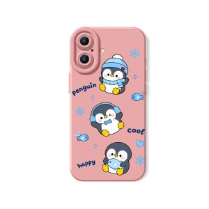 Chill Penguin Pals Silicone Case for Apple iPhone Series