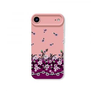 Floral Whimsy Garden Silicone Case for Apple iPhone Series