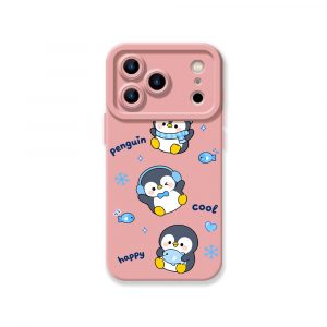 Chill Penguin Pals Silicone Case for Apple iPhone Series