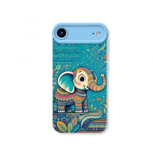 Whimsical Elephant Parade Silicone Case for Apple iPhone Series
