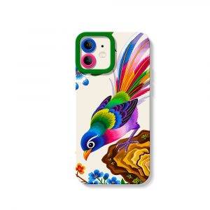 Colorful Paradise Parrot Silicone Case for Apple iPhone Series