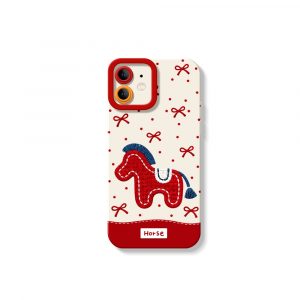 Playful Pony Parade Silicone Case for Apple iPhone Series