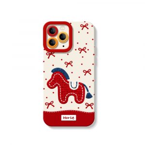 Playful Pony Parade Silicone Case for Apple iPhone Series
