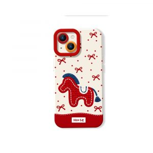 Playful Pony Parade Silicone Case for Apple iPhone Series