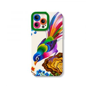 Colorful Paradise Parrot Silicone Case for Apple iPhone Series