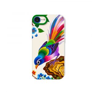 Colorful Paradise Parrot Silicone Case for Apple iPhone Series
