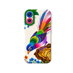Colorful Paradise Parrot Silicone Case for Apple iPhone Series